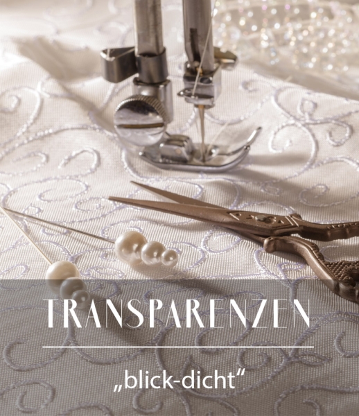 Transparenzen blick-dicht